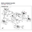 REAR LH BRAKE CALIPER product image
