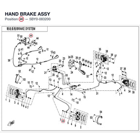 HAND BRAKE ASSY product image