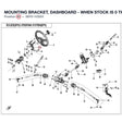 MOUNTING BRACKET, DASHBOARD - WHEN STOCK IS 0 THIS ITEM IS NO LONGER AVAILABLE product image