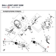 BALL JOINT ASSY SQM product image