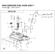 HIGH-PRESURE FUEL HOSE ASSY 1 product image
