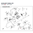 AUXILIARY CABLE, EFI product image