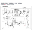 WINCH ASSY "USE BW17-0400" product image
