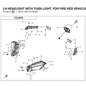 LH HEADLIGHT product image