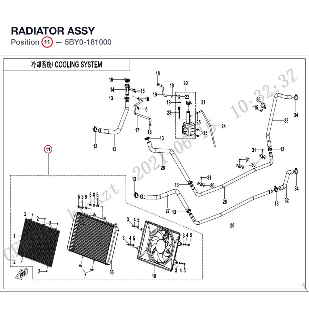 RADIATOR ASSY product image