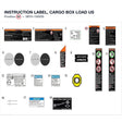 INSTRUCTION LABEL, CARGO BOX LOAD product image