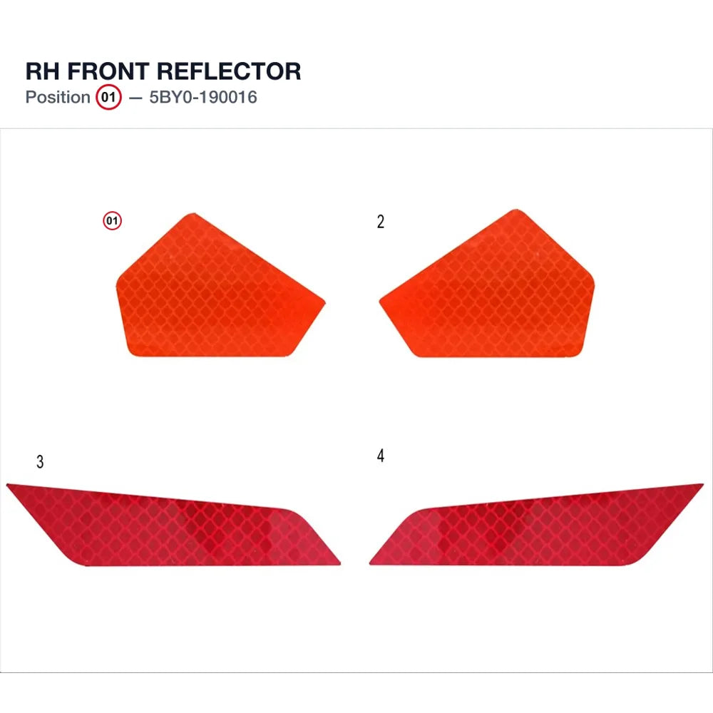 RH FRONT REFLECTOR product image