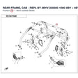REAR FRAME, CAB - REPL BY 5BYV-230500-1000-0BY + product image