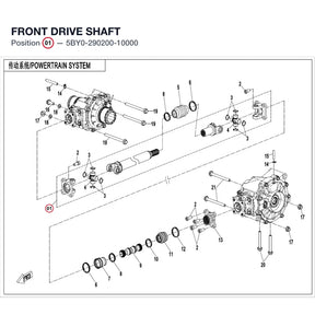 FRONT DRIVE SHAFT product image