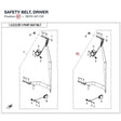 SAFETY BELT, DRIVER product image