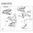 LH DOOR LOCK KIT product image