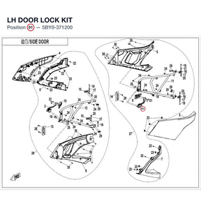 LH DOOR LOCK KIT product image