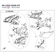 RH LOCK HOOK KIT product image