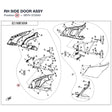 RH SIDE DOOR ASSY product image