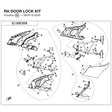 RH DOOR LOCK KIT product image
