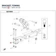 BRACKET, TOWING product image