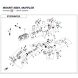 MOUNT ASSY, MUFFLER product image
