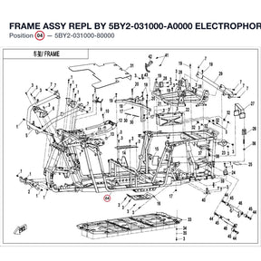 FRAME ASSY REPL BY 5BY2-031000-A0000 product image