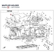 MUFFLER HOLDER product image