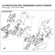 LH PROTECTION PIPE, PASSENGER product image