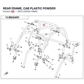 REAR FRAME, CAB product image