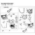 RH SIDE DOOR ASSY product image