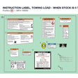 INSTRUCTION LABEL, TOWING LOAD - WHEN STOCK IS 0 THIS ITEM IS NO LONGER AVAILABLE product image