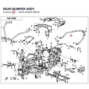 REAR BUMPER ASSY. product image