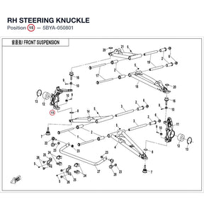 RH STEERING KNUCKLE product image