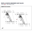 REAR LH SHOCK ABSORBER ASSY product image