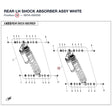 REAR LH SHOCK ABSORBER ASSY product image