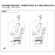 RH BASE BRACKET - WHEN STOCK IS 0 THIS ITEM IS NO LONGER AVAILABLE product image