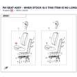 RH SEAT ASSY - WHEN STOCK IS 0 THIS ITEM IS NO LONGER AVAILABLE product image