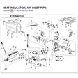HEAT INSULATOR, AIR INLET PIPE product image
