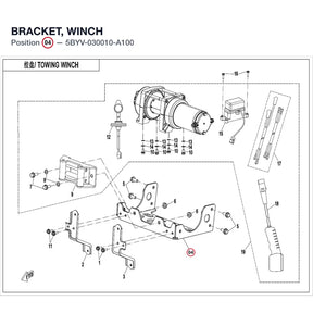 BRACKET, WINCH product image