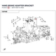 HAND BRAKE ADAPTER BRACKET product image