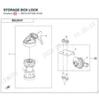STORAGE BOX LOCK product image