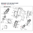 BRACKET, CVT AIR INLET PORT product image