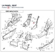 LH PANEL, SEAT product image