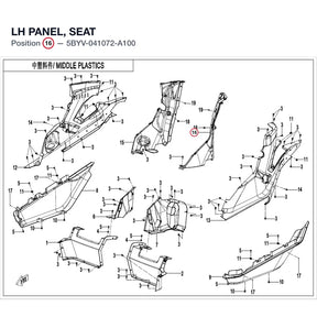 LH PANEL, SEAT product image