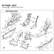 RH PANEL, SEAT product image