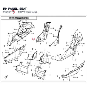RH PANEL, SEAT product image