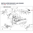 SWITCH UPPER BRACKET product image