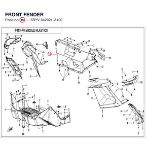 FRONT FENDER product image