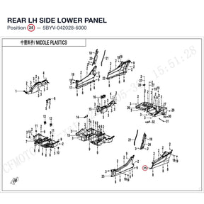 REAR LH SIDE LOWER PANEL product image