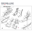 FRONT PANEL, LH SEAT product image