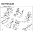 FRONT PANEL, RH SEAT product image