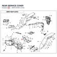 REAR SERVICE COVER product image