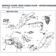 SERVICE COVER, REAR CARGO PLATE - INTERCHANGEABLE WITH  5BY0-044019 product image