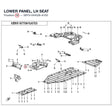 LOWER PANEL, LH SEAT product image